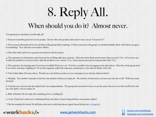 8. Reply All.
                           When should you do it? Almost never.
Ten questions to ask before you hit reply al...