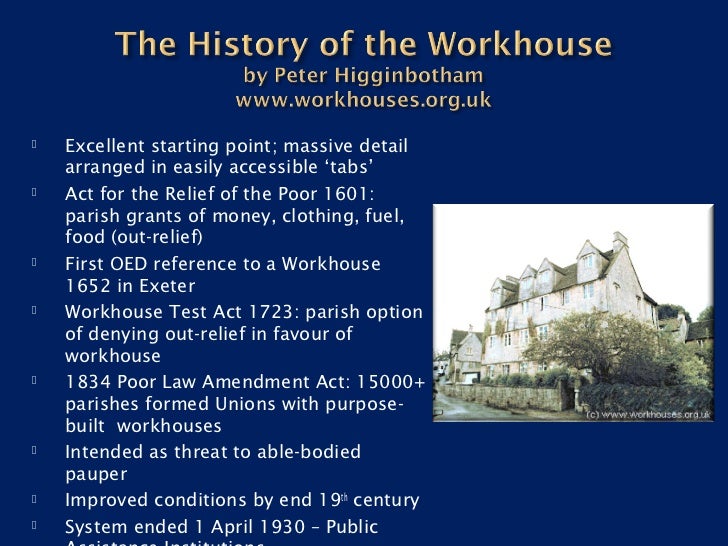 Workhouses presentation
