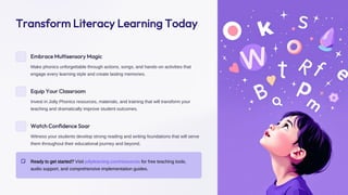 Preencoded Workshop Jolly Phonics sounds for early year childhood learning.....pdf