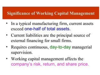 Working capital-management