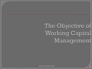 Maroof Hussain Sabri 