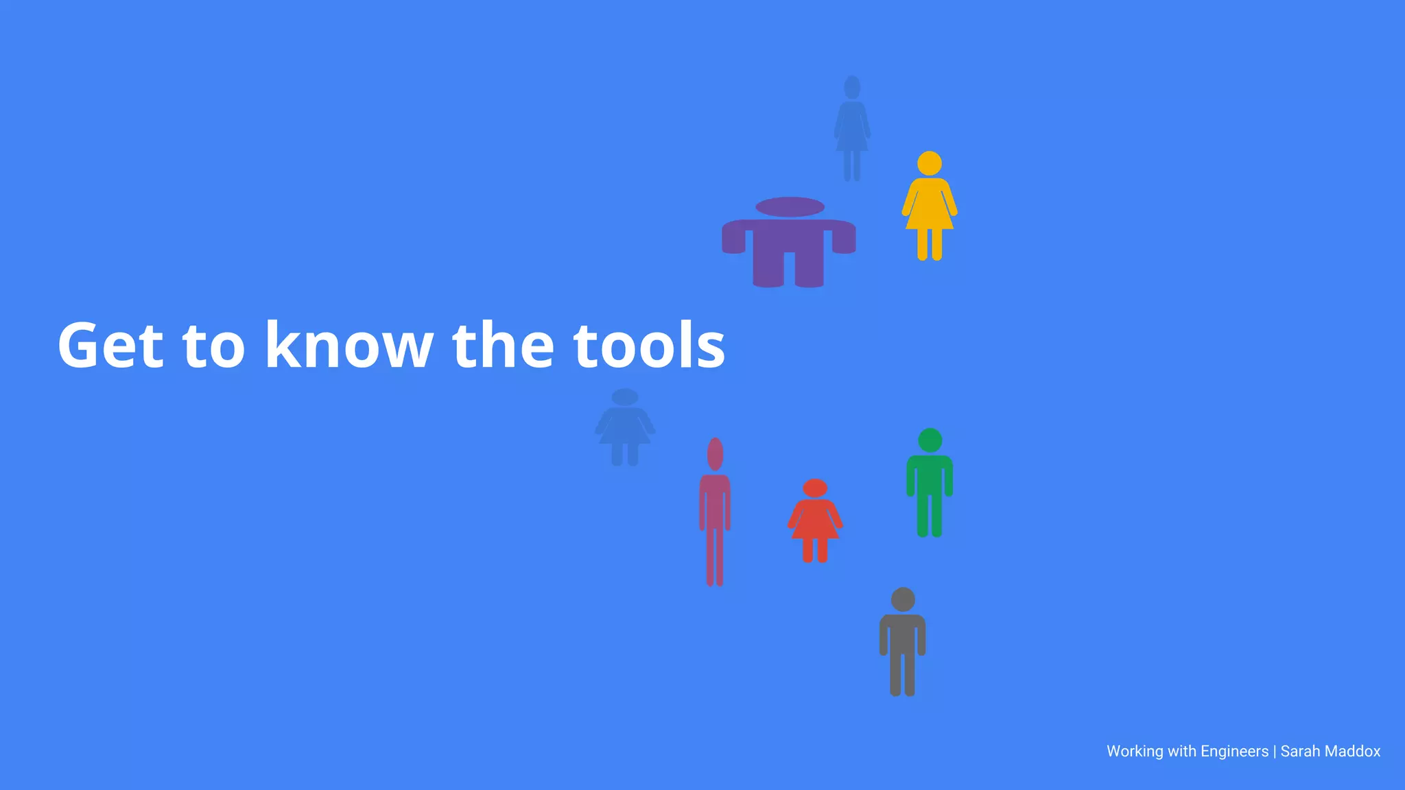 Working with Engineers | Sarah Maddox
Adopt the methodologies
Hackathons
Doc fixits
Doc sprints
 