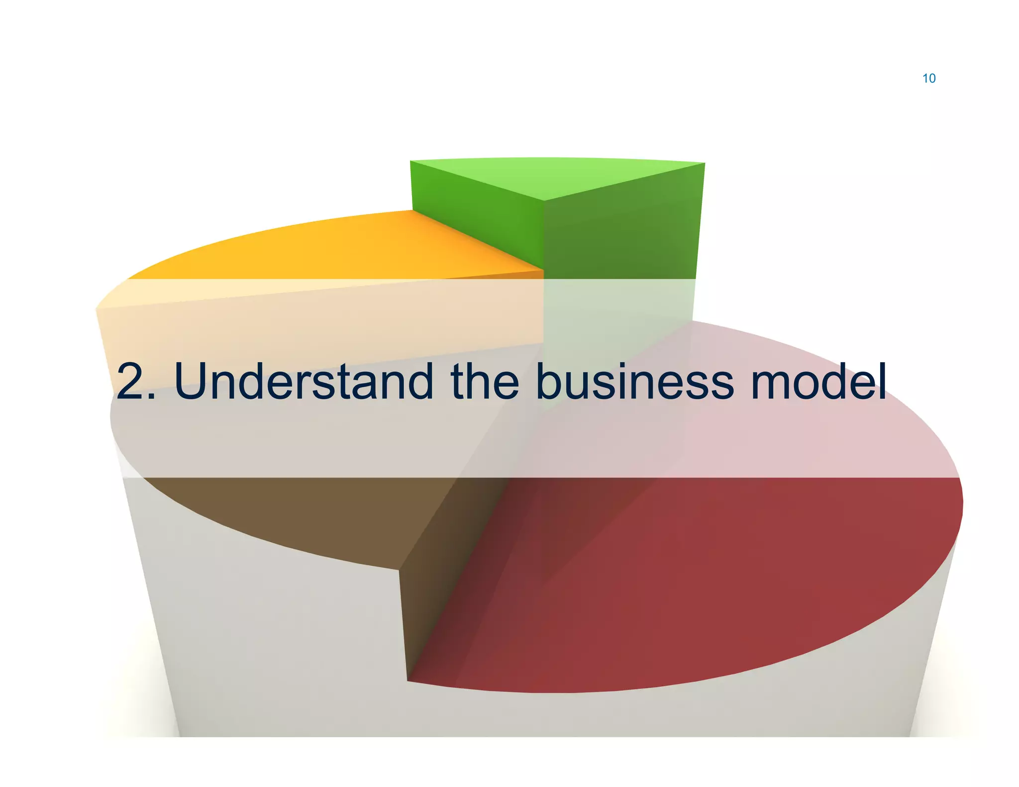 10




         2. Understand the business model




© 2012 Altimeter Group
 