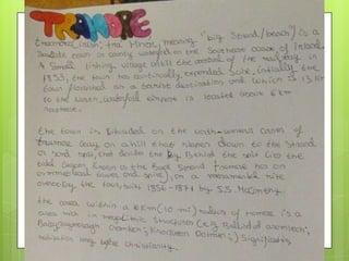 Working about ireland