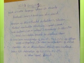 Working about ireland