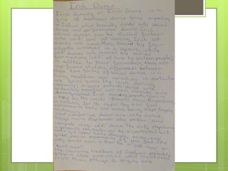 Working about ireland