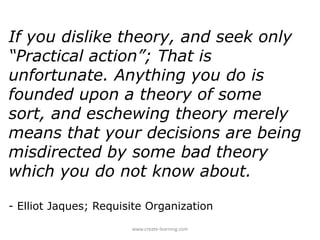 If you dislike theory, and seek only “Practical action”; That is unfortunate. Anything you do is founded upon a theory of ...