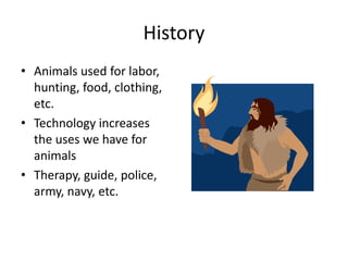 Use Animals For Work Working animals | PPTX