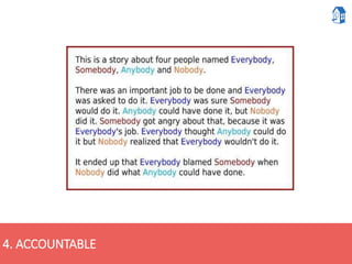 4. ACCOUNTABLE
 