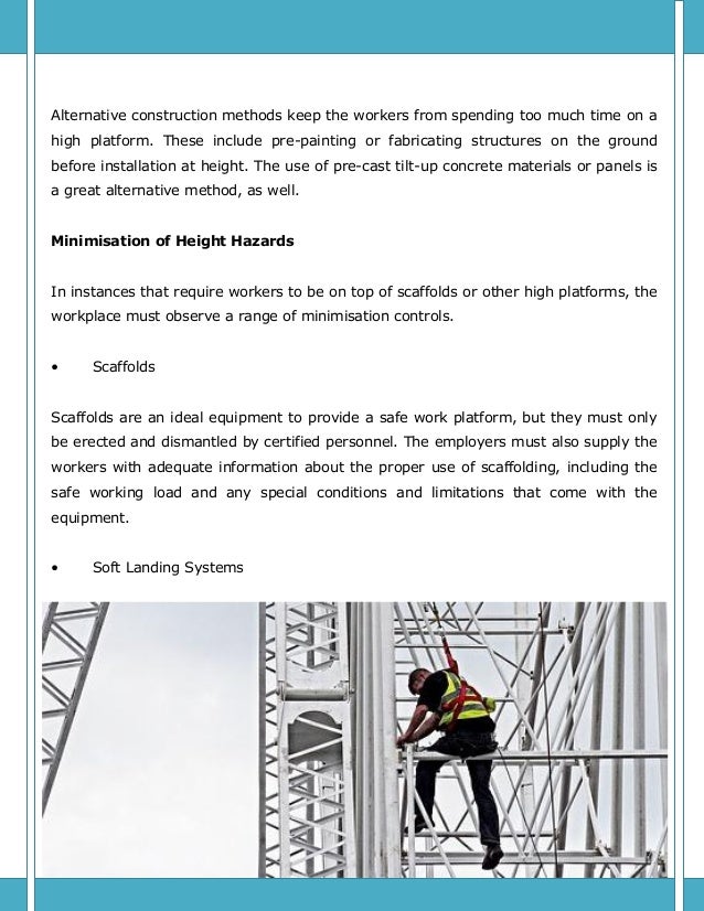 Working at height in new zealand a guideline for best practices