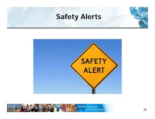 Safety Alerts
70
 