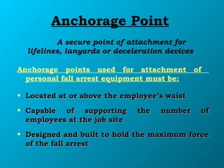 Working at Height Training Slide presentation | PPT