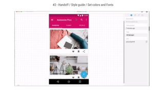 #2 - Handoff / Style guide / Set colors and Fonts
 