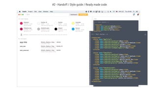 #2 - Handoff / Style guide / Ready made code
 