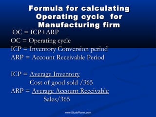 Working capital | PPT