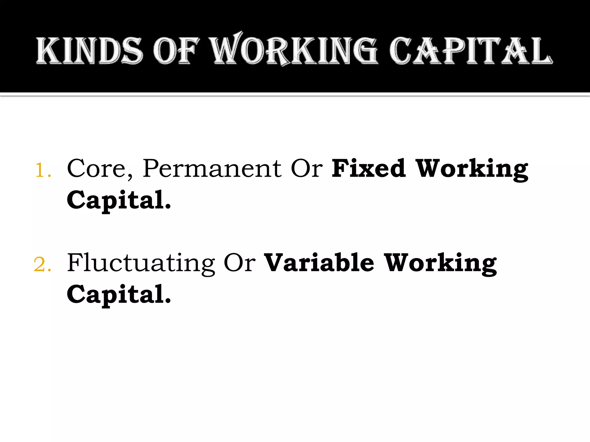 Working Capital Management Includes Which One Of The Following Working capital management | PPT