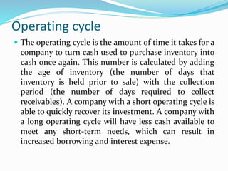 Working capital management | PPTX