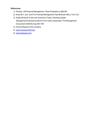 Working capital management . | PDF