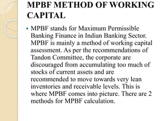 Working capital ppt | PPTX