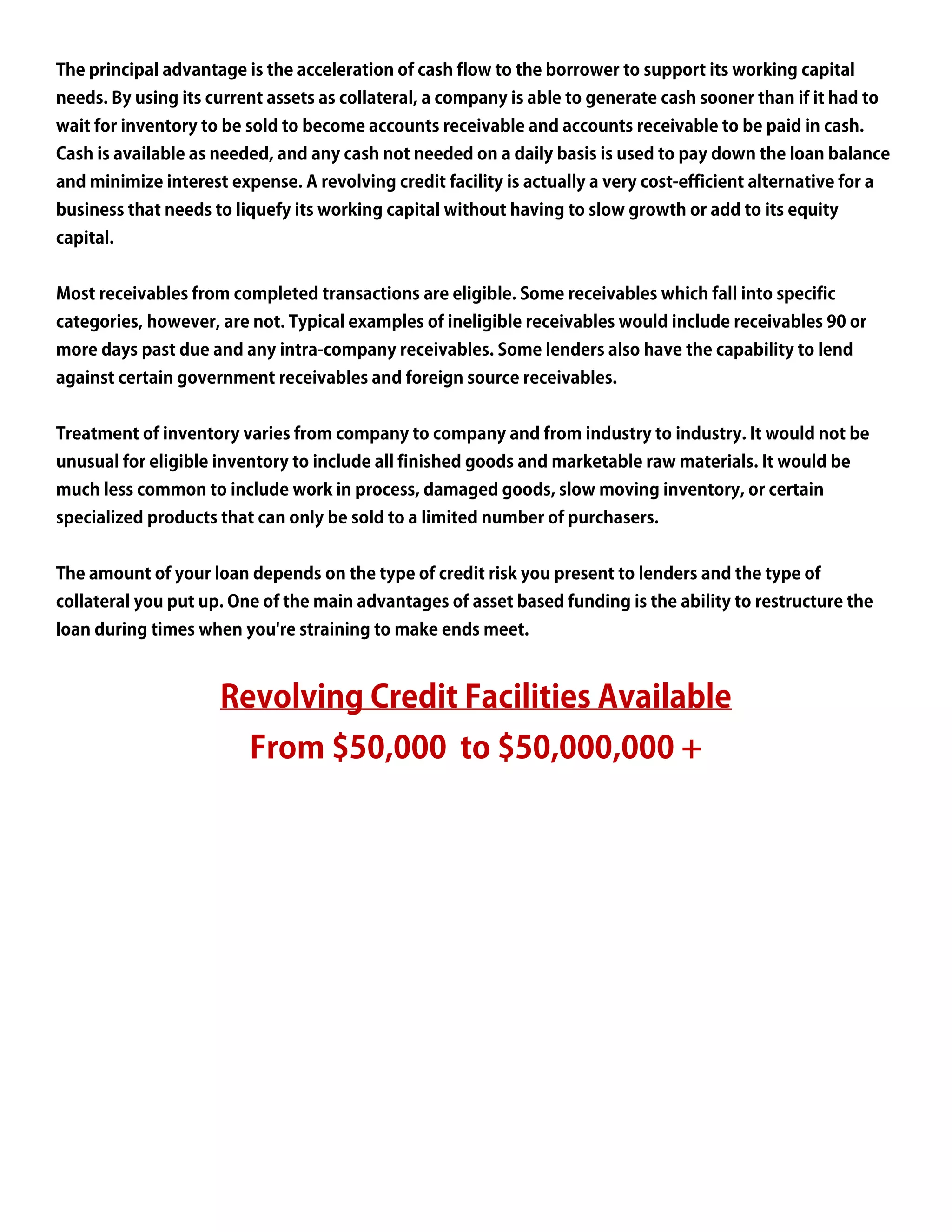 Do You Need Working Capital? No Upfront Fees, No Games | Up to $10M in 48 hours