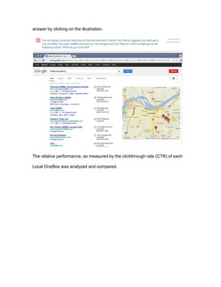 32
it concluded that the denial of interlining was intended to damage competition
and would harm consumers. “A significant number of passengers consider the
possibility to change tickets and organize complex journeys on a single ticket as
necessary” wrote the Commission, and “a refusal to interline will have the effect
of diverting many of these passengers away from the new entrant airline. In this
respect, a refusal to interline affects in particular the well-informed business
travellers who require fully flexible tickets and who make a disproportionately
large contribution to the revenue of the new entrant.” Commission Decision Id. at
40.
The basic premise of the sacrifice analysis is recognition that even though
exclusionary conduct can be ambiguous in its effect on consumers, where the
exclusion creates a demonstrably lower quality product it becomes inherently
suspicious.12
The strategy has the consequence of both harming consumers and
damaging a competitor, and as such, bearing resemblance to the conduct at
issue here.
6.2 As Applied
Our analysis and results suggest that Google’s implementation of
universal search in the local category sets off warning signs, whether it is
considered through an instance of naked exclusion, neglect of a less restrictive
alternative, or a sacrifice of product quality. That should lead enforcers to treat
the implementation of universal search with suspicion.
12
Among various American examples of such conduct are Allied Tube, discussed above, and Aspen
Skiing Co. v. Aspen Highlands Skiing Corp., 472 U.S. 585 (1985), in which a dominant skiing company
in the Aspen area purposely destroys a previously popular “all mountain” pass for no reason other
than doing damage to its competitor.
 