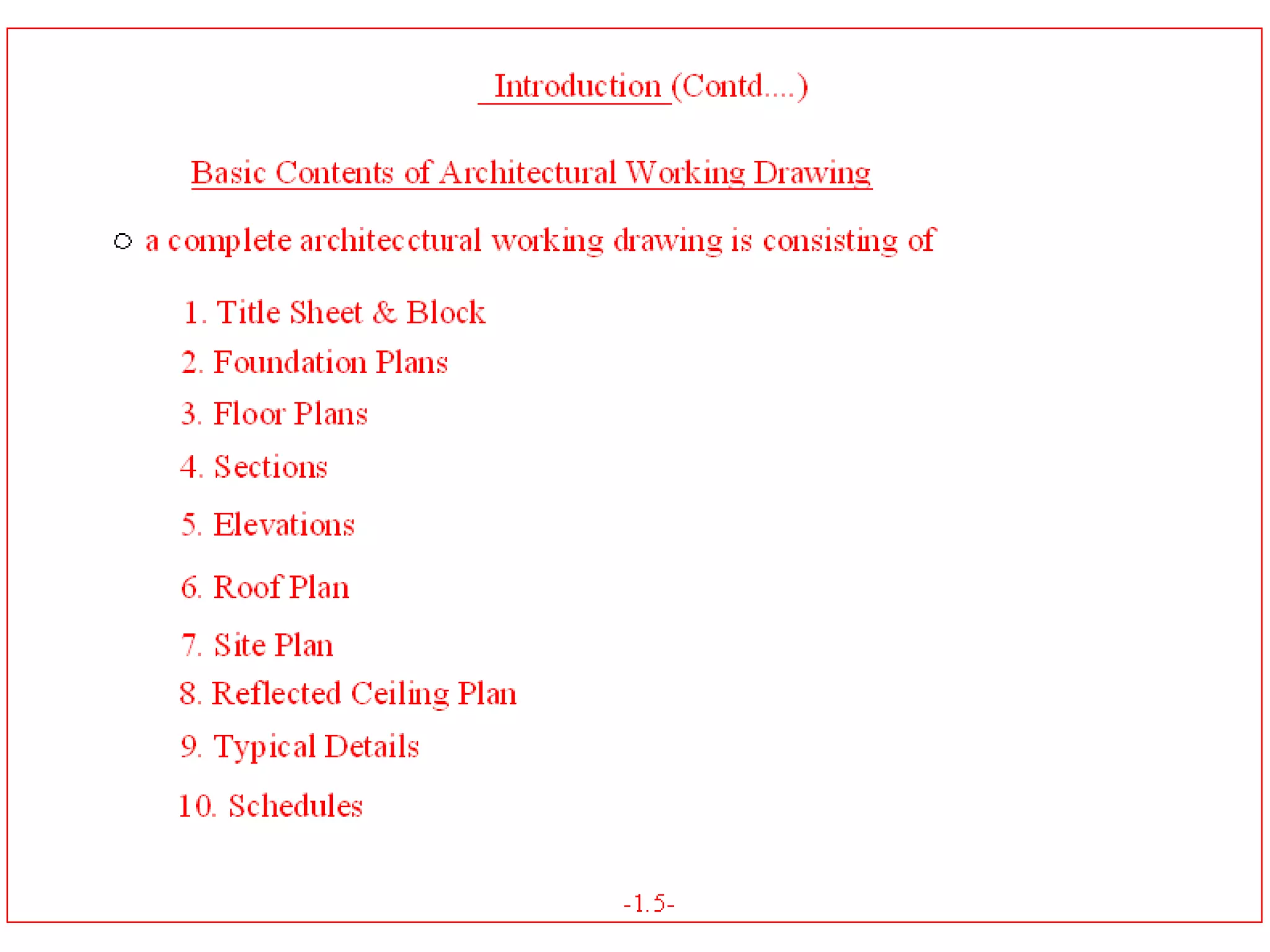 Working drawings | PPT