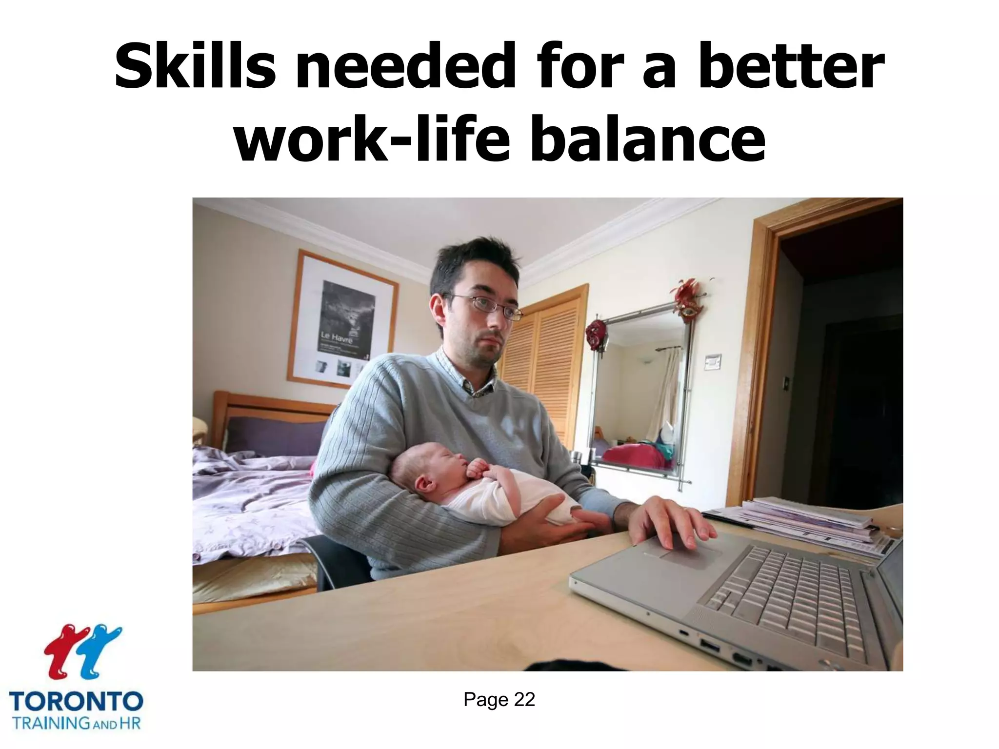 Page 22
Skills needed for a better
work-life balance
 