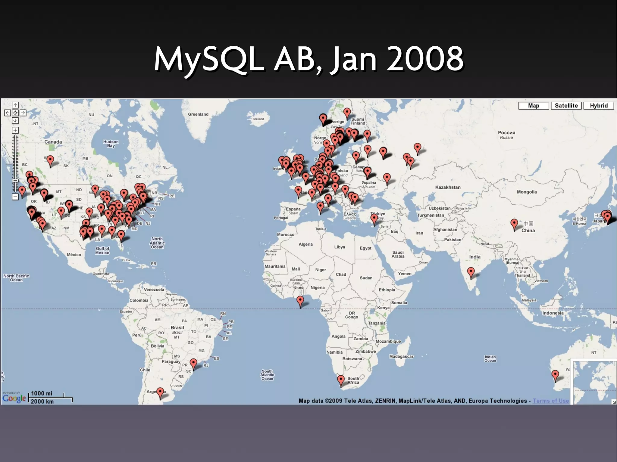 MySQL AB, Jan 2008
