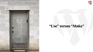 “Use” versus “Make"
Photo by Renee Fisher on Unsplash
 