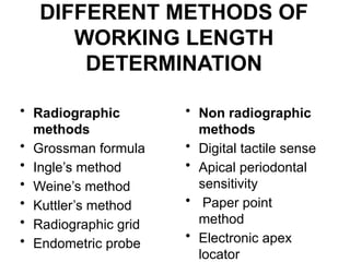 Comprehensive Guide to Working Length Determination in Root Canal ...