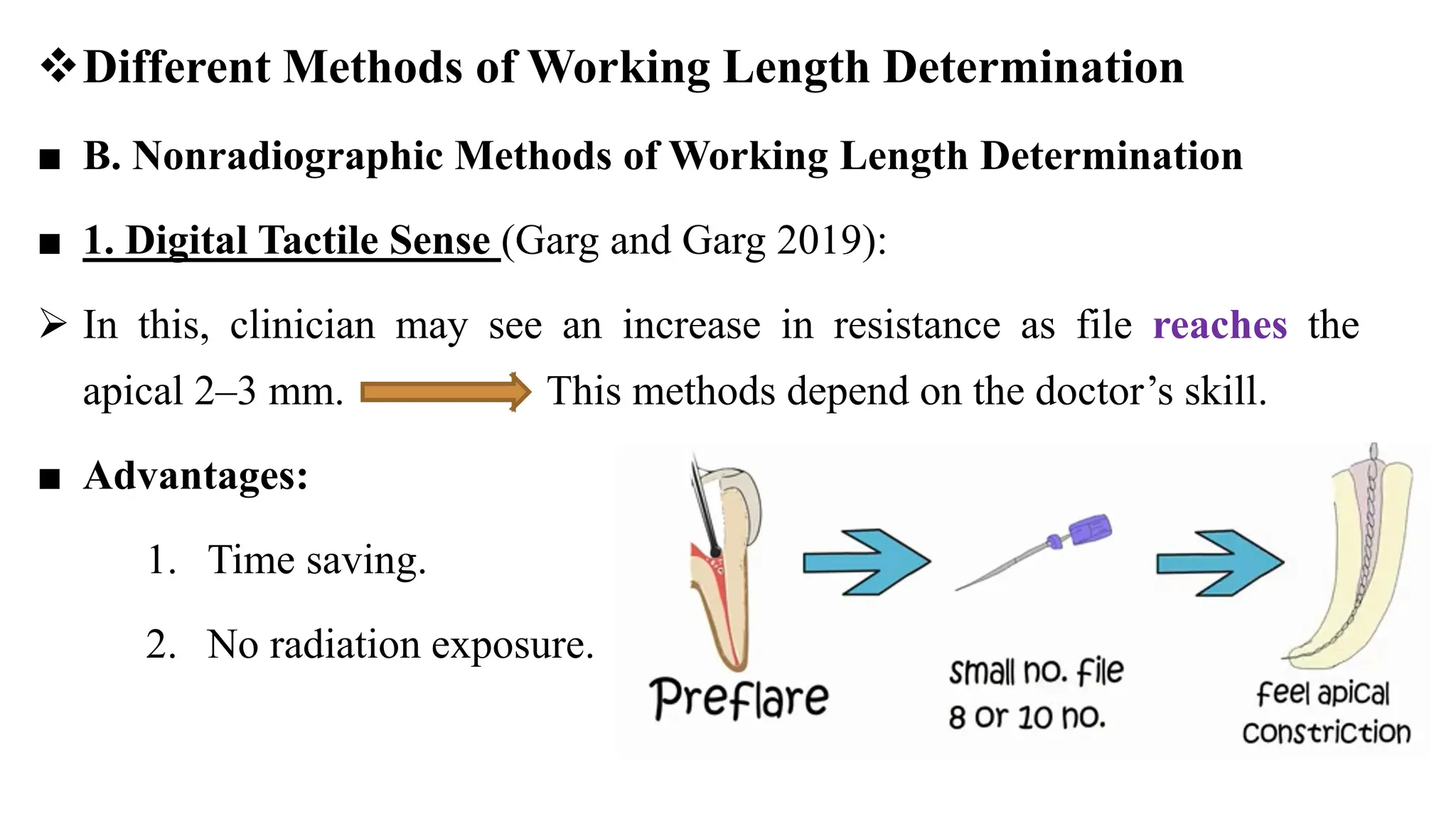 Working length determination endodontist | PDF