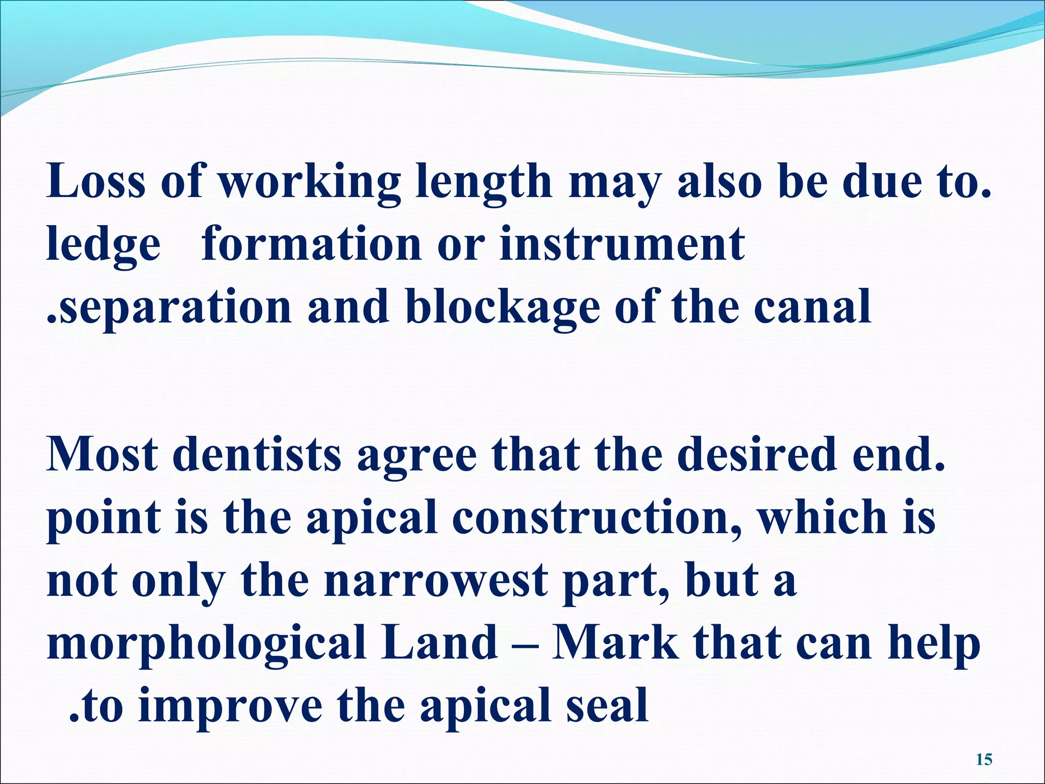 Working length determination | PPT