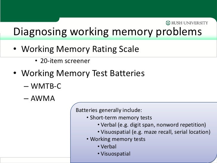 Working memory