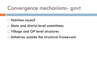 Working multisectorally to improve maternal and child nutrition in India: Odisha experience, Presentation by Arti Ahuja