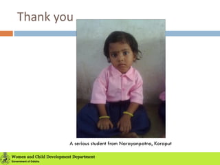 Working multisectorally to improve maternal and child nutrition in India: Odisha experience, Presentation by Arti Ahuja
