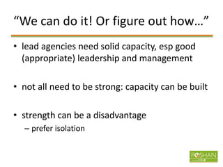Multisectoral Approaches for Improving Nutrition: Lessons from Global Experiences