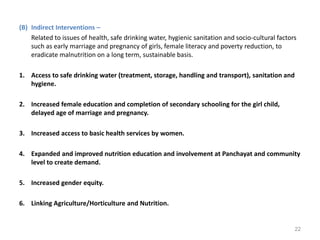 Working multisectorally to improve maternal and child nutrition in India: The Karnataka Comprehensive Nutrition Mission