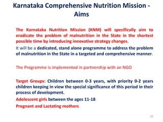Working multisectorally to improve maternal and child nutrition in India: The Karnataka Comprehensive Nutrition Mission