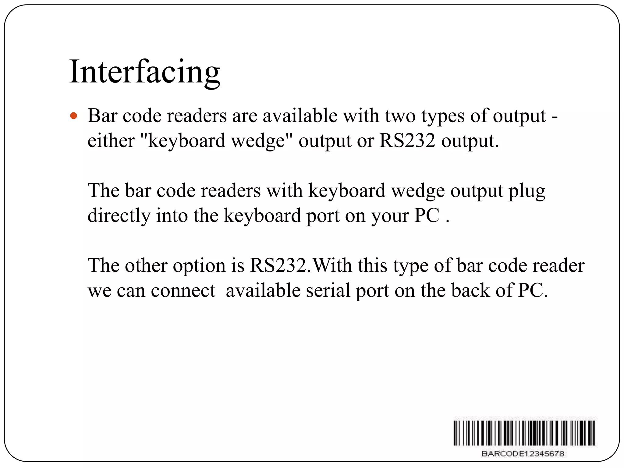 Working of barcode reader Ppt - Unitedworld School of Business | PPT