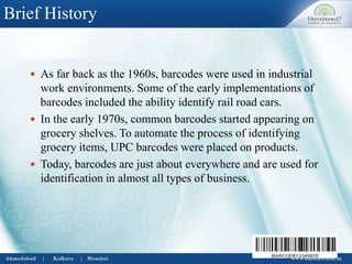 Working of barcode reader | PPTX