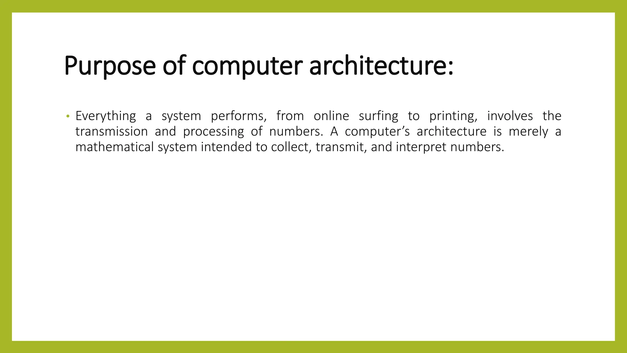 working of Computer Architecture in computer Sciencs.pptx