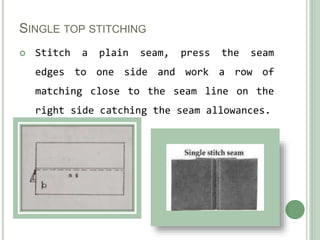Working of common seams | PPTX