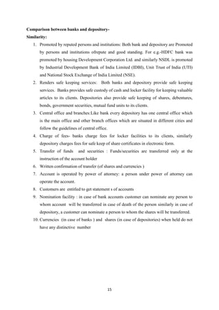 Working of depository system in india with research and analysis by ...