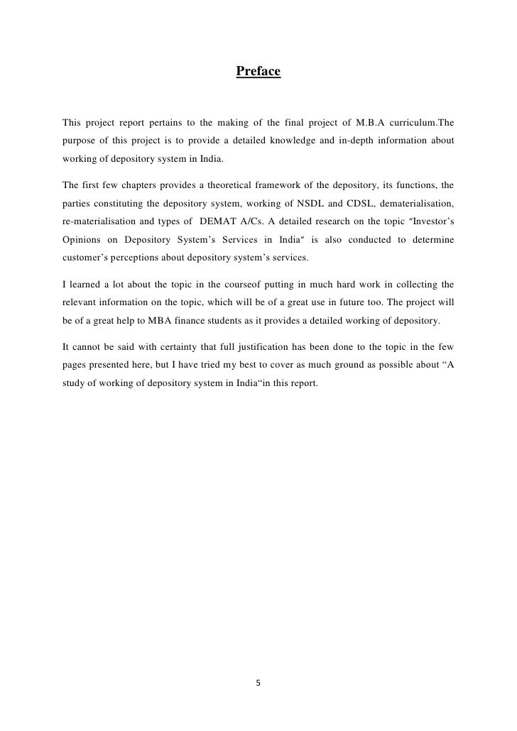 Depository system of stock trading in india