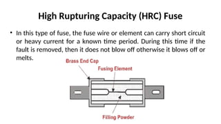 High Rupturing Capacity working of fuse_MCB for power system _.pptx