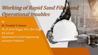 Comprehensive Guide to Rapid Sand Filter Operation and Troubleshooting ...