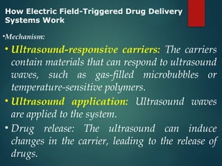 WORKING OF STIMULI RESPONSIVE DRUG DELIVERYSYSTEMS | PPTX