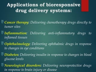 WORKING OF STIMULI RESPONSIVE DRUG DELIVERYSYSTEMS | PPTX