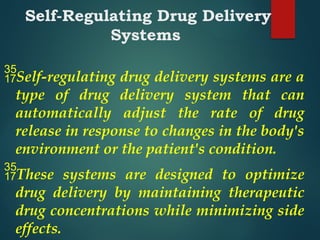 WORKING OF STIMULI RESPONSIVE DRUG DELIVERYSYSTEMS | PPTX