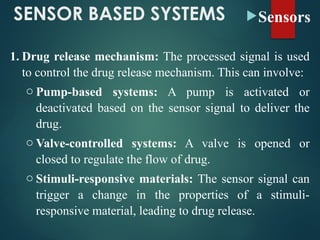 WORKING OF STIMULI RESPONSIVE DRUG DELIVERYSYSTEMS | PPTX